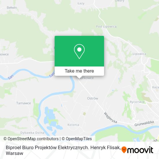 Biproel Biuro Projektów Elektrycznych. Henryk Flisak map