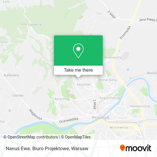 Nanuś Ewa. Biuro Projektowe map