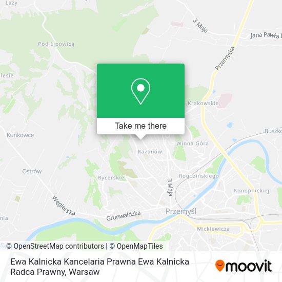 Ewa Kalnicka Kancelaria Prawna Ewa Kalnicka Radca Prawny map