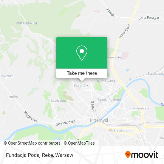 Fundacja Podaj Rekę map