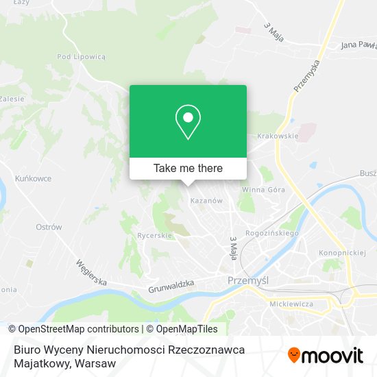 Biuro Wyceny Nieruchomosci Rzeczoznawca Majatkowy map