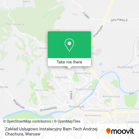 Zakład Usługowo Instalacyjny Bam Tech Andrzej Chachura map