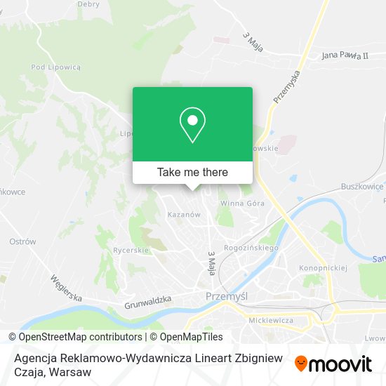 Agencja Reklamowo-Wydawnicza Lineart Zbigniew Czaja map