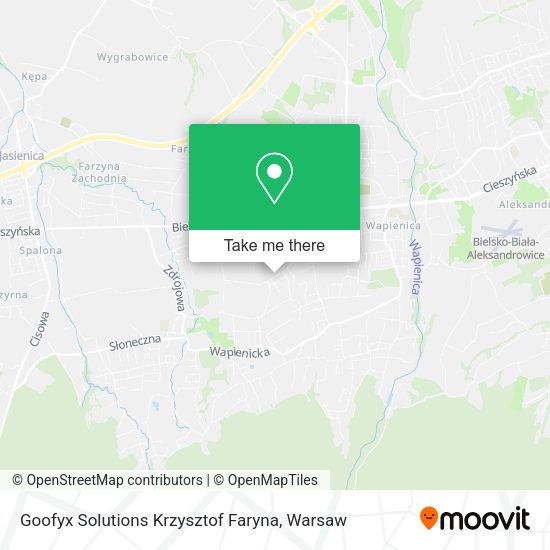 Goofyx Solutions Krzysztof Faryna map