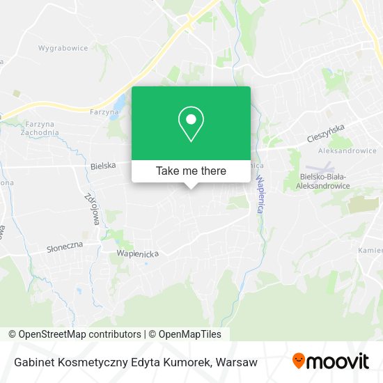 Gabinet Kosmetyczny Edyta Kumorek map