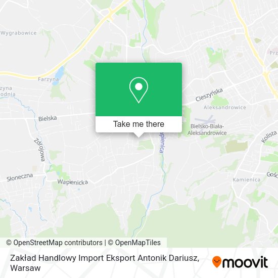 Zakład Handlowy Import Eksport Antonik Dariusz map