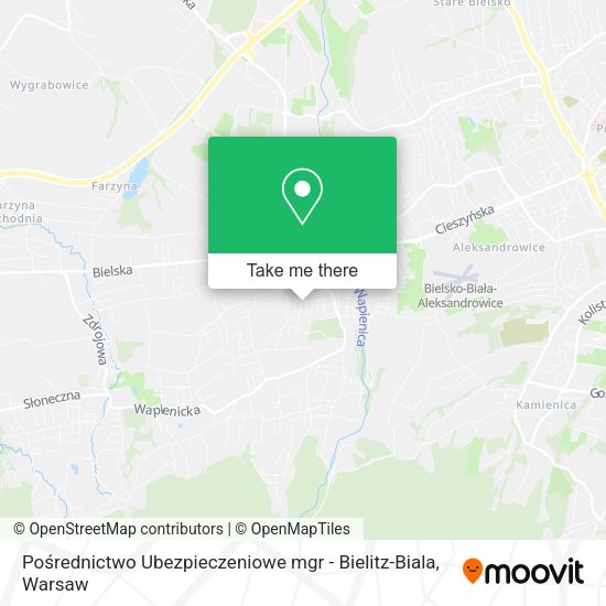 Pośrednictwo Ubezpieczeniowe mgr - Bielitz-Biala map