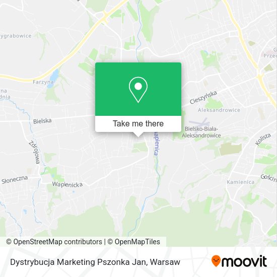 Dystrybucja Marketing Pszonka Jan map