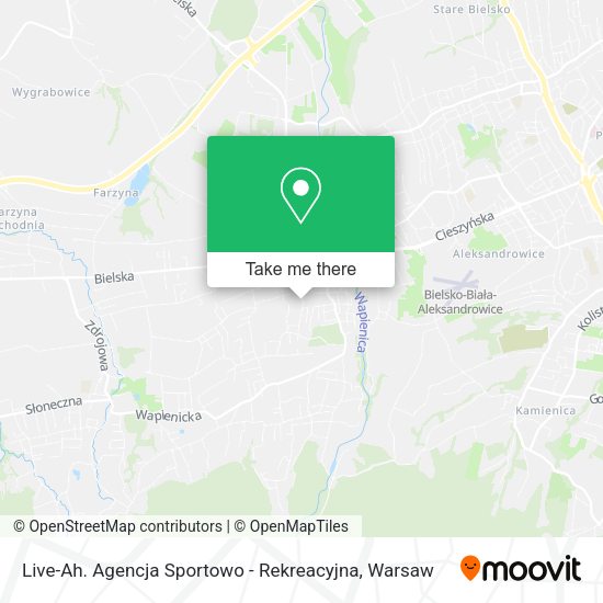 Live-Ah. Agencja Sportowo - Rekreacyjna map