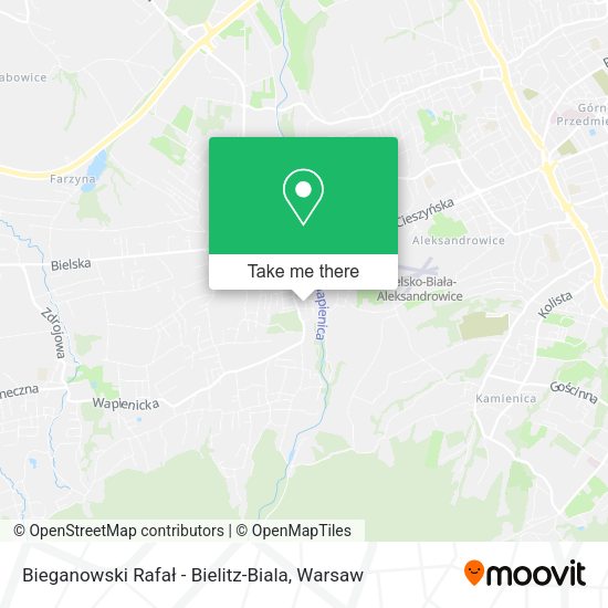 Bieganowski Rafał - Bielitz-Biala map