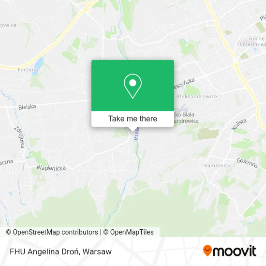 FHU Angelina Droń map