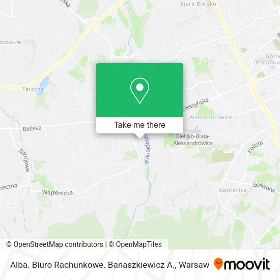 Карта Alba. Biuro Rachunkowe. Banaszkiewicz A.