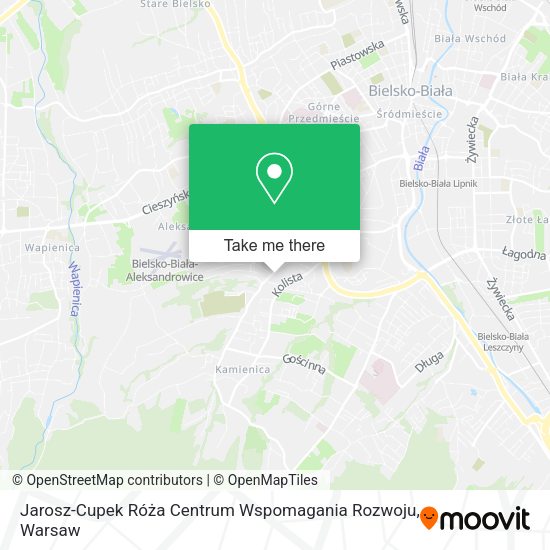 Jarosz-Cupek Róża Centrum Wspomagania Rozwoju map