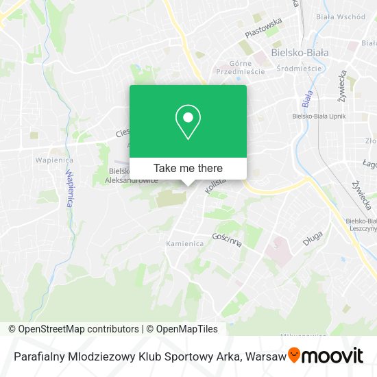 Parafialny Mlodziezowy Klub Sportowy Arka map