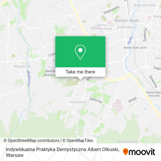 Indywidualna Praktyka Dentystyczna Albert Olkuski map