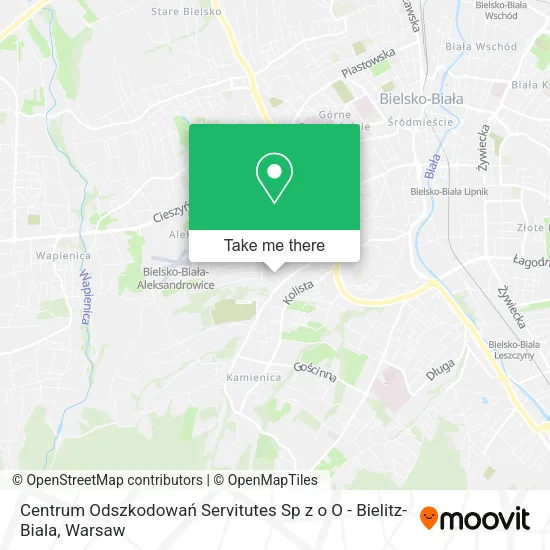 Centrum Odszkodowań Servitutes Sp z o O - Bielitz-Biala map