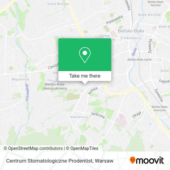 Карта Centrum Stomatologiczne Prodentist