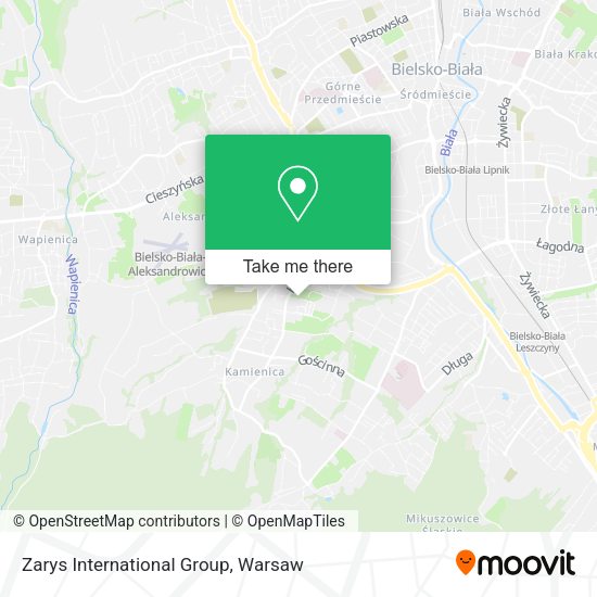 Zarys International Group map