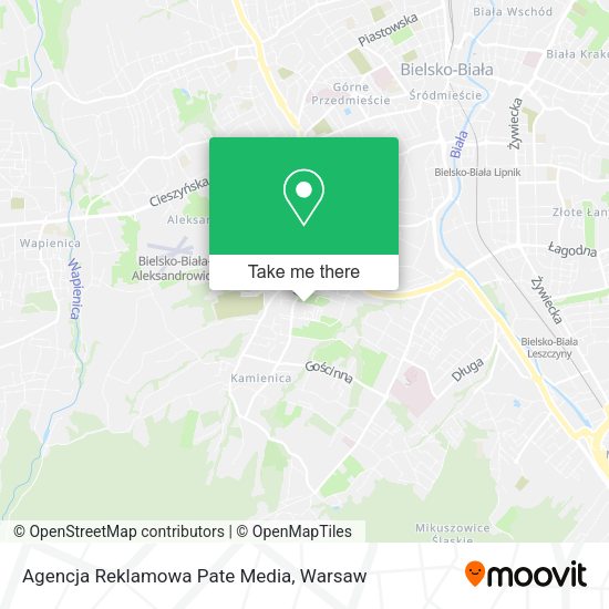 Agencja Reklamowa Pate Media map