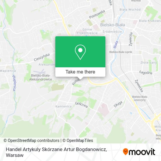 Handel Artykuly Skórzane Artur Bogdanowicz map