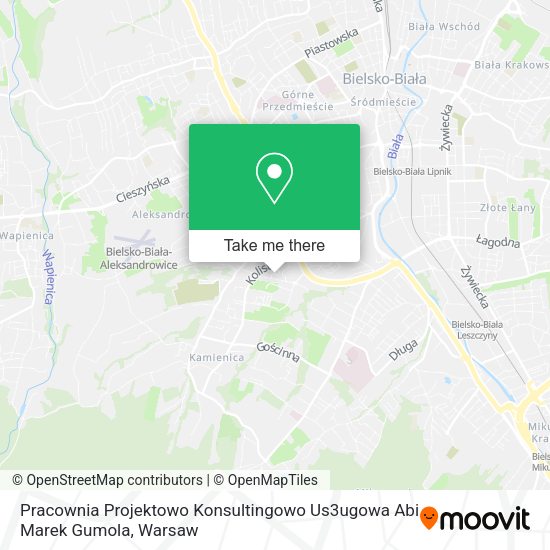 Pracownia Projektowo Konsultingowo Us3ugowa Abi Marek Gumola map