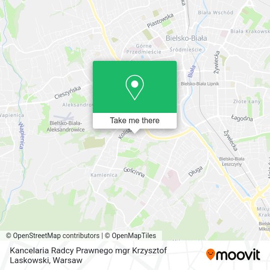 Kancelaria Radcy Prawnego mgr Krzysztof Laskowski map