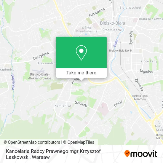 Карта Kancelaria Radcy Prawnego mgr Krzysztof Laskowski