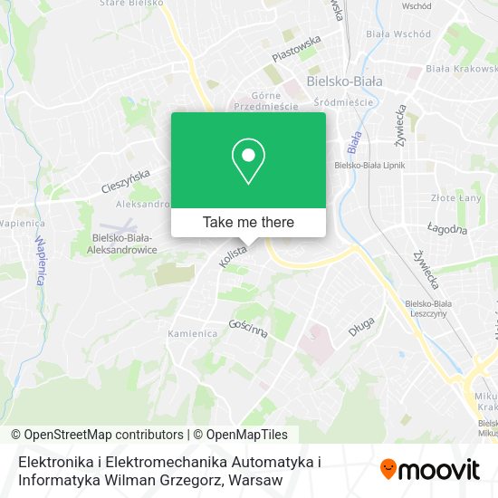 Elektronika i Elektromechanika Automatyka i Informatyka Wilman Grzegorz map