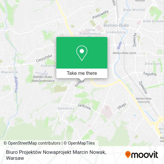 Biuro Projektów Nowaprojekt Marcin Nowak map