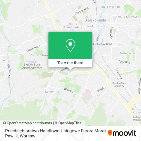 Przedsiębiorstwo Handlowo-Usługowe Furora Marek Pawlik map