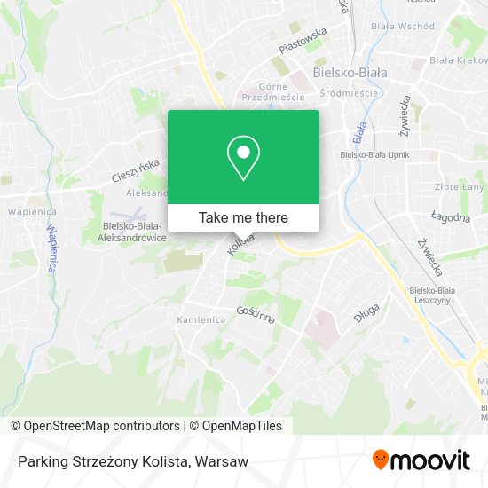 Карта Parking Strzeżony Kolista