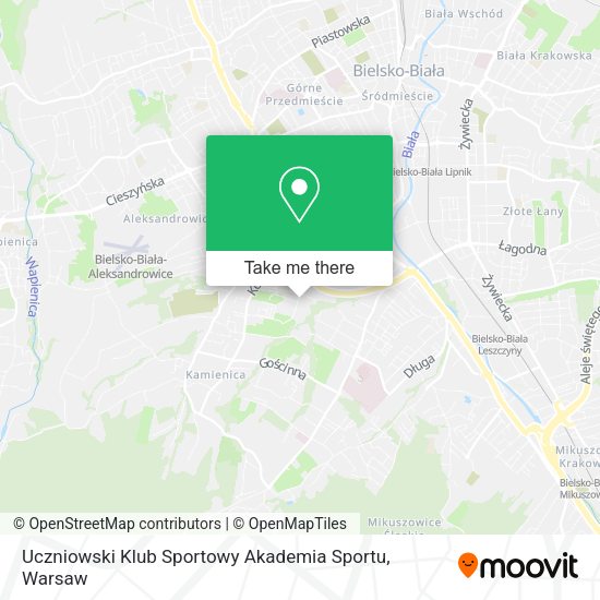 Карта Uczniowski Klub Sportowy Akademia Sportu