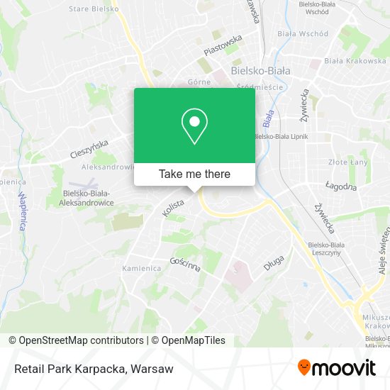 Retail Park Karpacka map