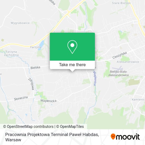 Pracownia Projektowa Terminal Paweł Habdas map