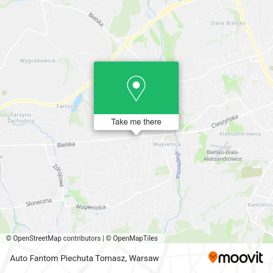 Карта Auto Fantom Piechuta Tomasz