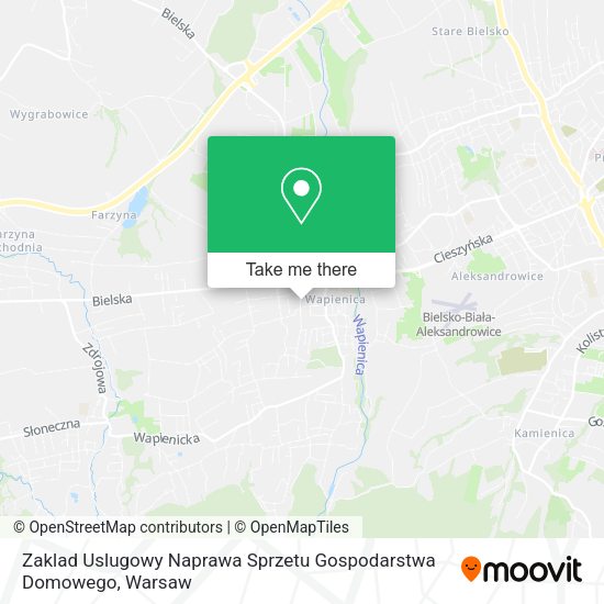 Zaklad Uslugowy Naprawa Sprzetu Gospodarstwa Domowego map