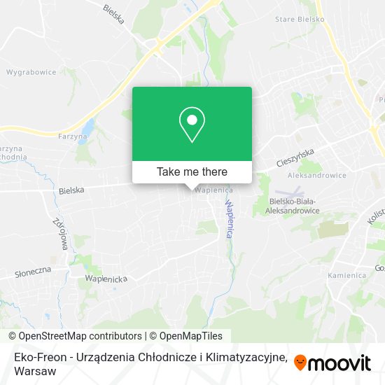 Eko-Freon - Urządzenia Chłodnicze i Klimatyzacyjne map