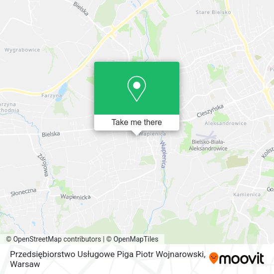 Przedsiębiorstwo Usługowe Piga Piotr Wojnarowski map