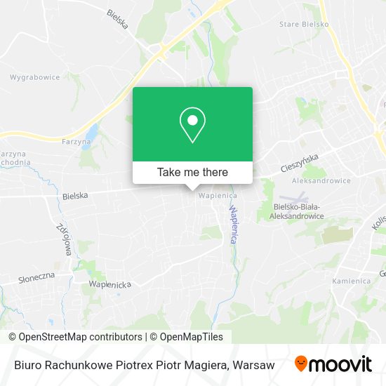 Biuro Rachunkowe Piotrex Piotr Magiera map