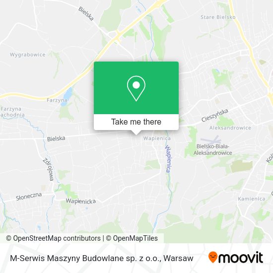 M-Serwis Maszyny Budowlane sp. z o.o. map