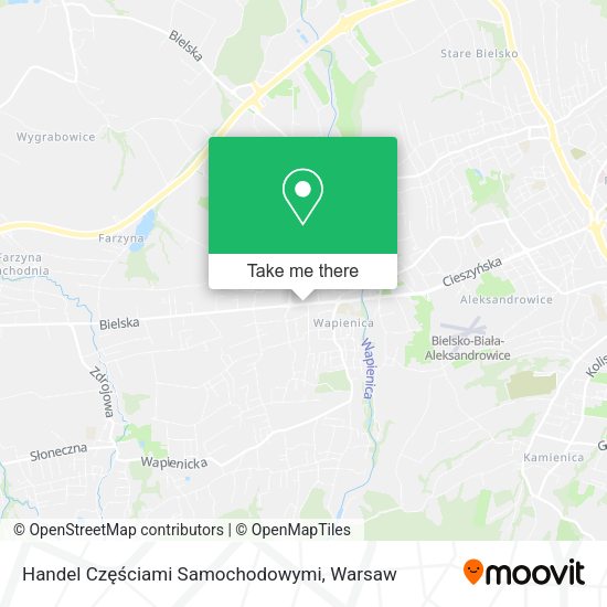 Handel Częściami Samochodowymi map