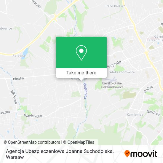 Agencja Ubezpieczeniowa Joanna Suchodolska map