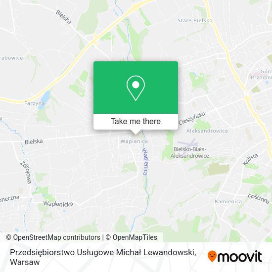 Przedsiębiorstwo Usługowe Michał Lewandowski map