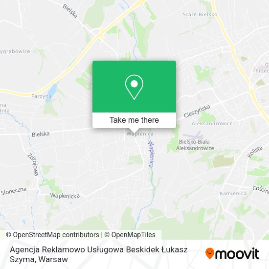 Agencja Reklamowo Usługowa Beskidek Łukasz Szyma map