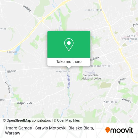 Карта 1maro Garage - Serwis Motocykli Bielsko-Biała