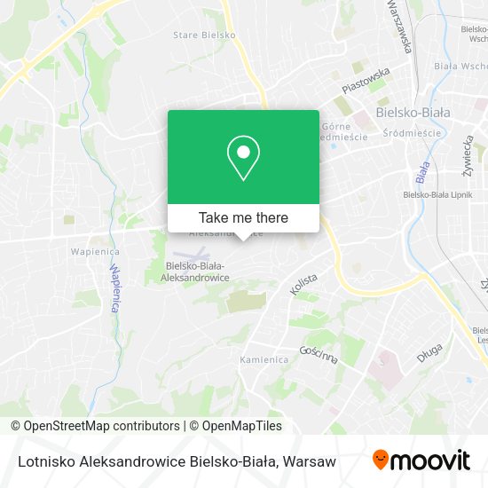 Карта Lotnisko Aleksandrowice Bielsko-Biała