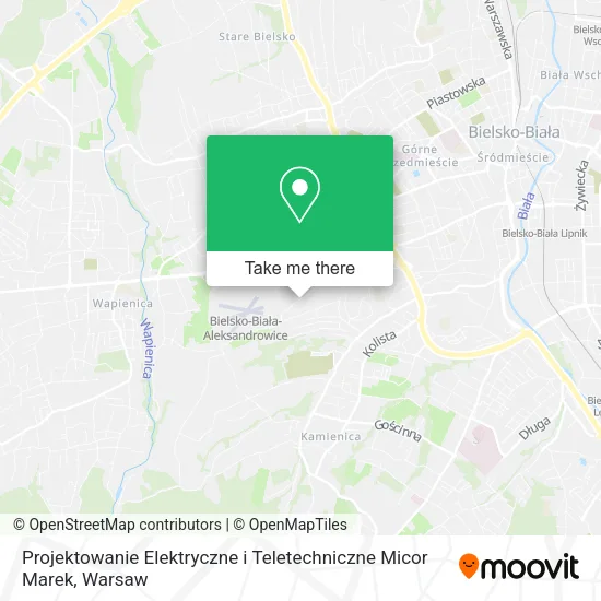 Projektowanie Elektryczne i Teletechniczne Micor Marek map