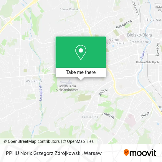 PPHU Norix Grzegorz Zdrójkowski map