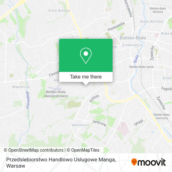 Przedsiebiorstwo Handlowo Uslugowe Manga map