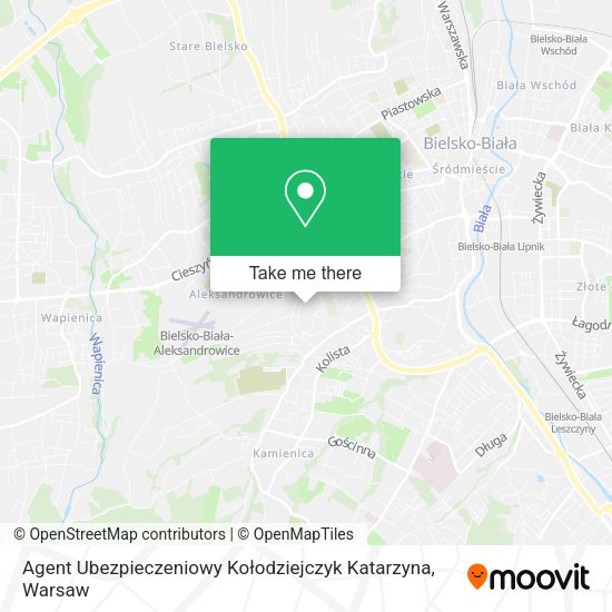 Agent Ubezpieczeniowy Kołodziejczyk Katarzyna map